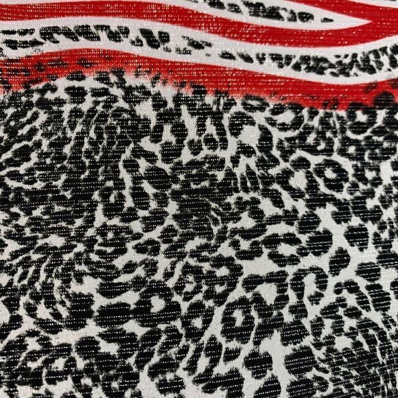 Joseph Ribkoff Cheetah Print Wrap Top - Picture 3 of 10